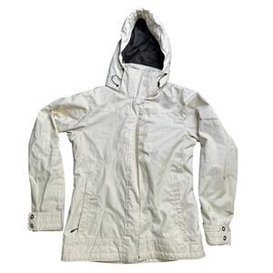 COLUMBIA SPORTWEAR JACKET WHITE WOMENS S SMALL SNOW WINTER COAT USED